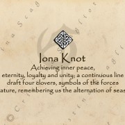 Iona Knot Scroll