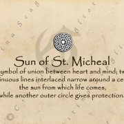 Sun of St. Micheal Scroll